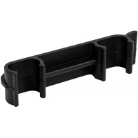 10er-Set Stuhlverbinder Ken aus Polypropylen, Schwarz