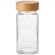 24er-Set eckige Gewürzgläser mit Bambusdeckeln, 120 ml, inklusive Zubehör
