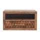 Arno Wall-Mounted Nightstand in Golden Teak