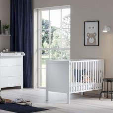 Кроватка 120×60 Basic белая с ящиком