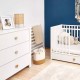 Кроватка 120×60 Little Heart белая с ящиком