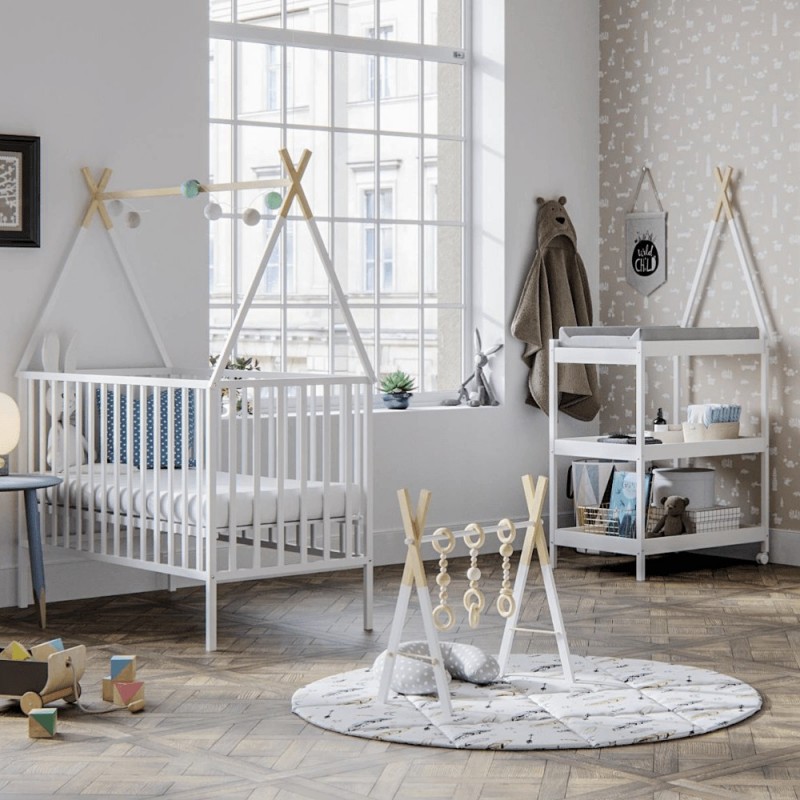 Кроватка детская 120×60 TIPI белая