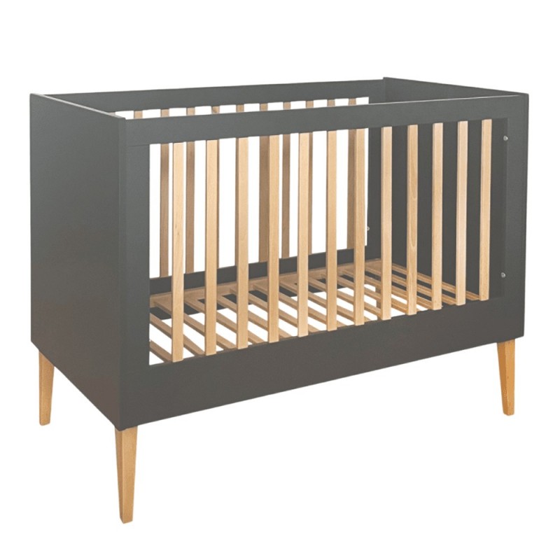 Кроватка детская 120×60 ILA серая