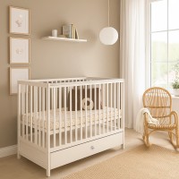 Babybett 120×60 DODO mit Schublade und Sofafunktion