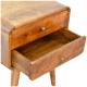 Curved Chestnut Nachttisch
