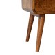 Curved Chestnut Nachttisch