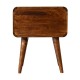 Curved Chestnut Nachttisch
