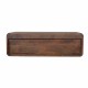 Floating Chestnut Wall-Mounted Console Table with Shelf