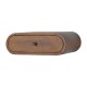 Runder Wand-Nachttisch Chestnut