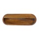 Runder Wand-Nachttisch Chestnut