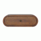 Runder Wand-Nachttisch Chestnut