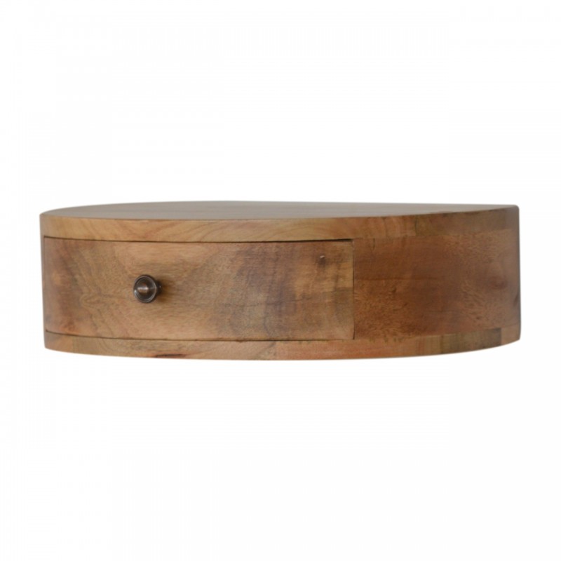 Abgerundeter Wand-Nachttisch Oak-Ish