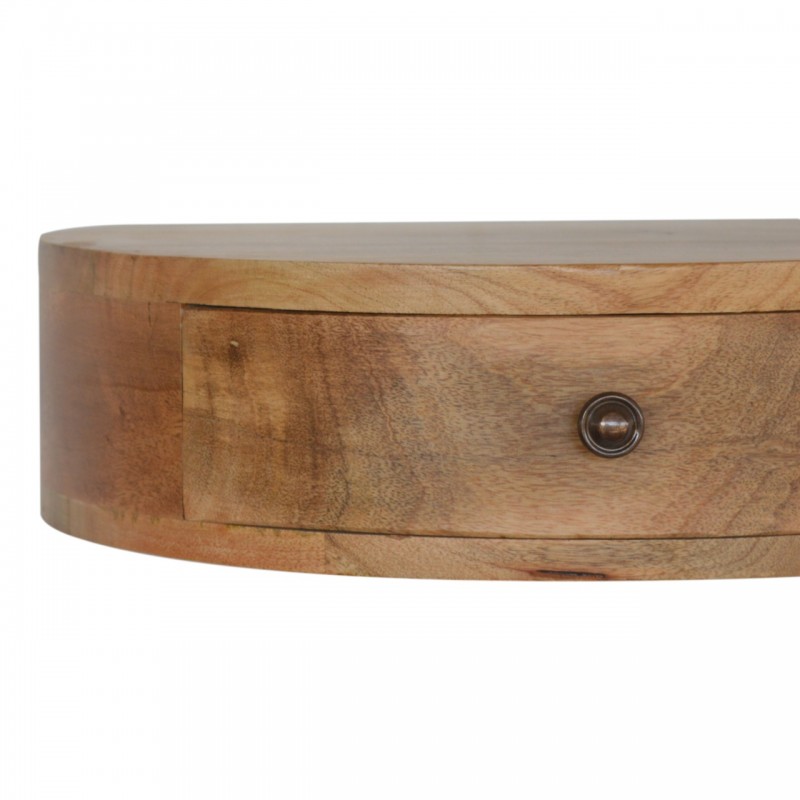 Abgerundeter Wand-Nachttisch Oak-Ish