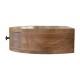 Abgerundeter Wand-Nachttisch Oak-Ish