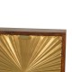 Manila Gold Chestnut Nachttisch mit Messingfronten