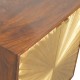 Шкаф для хранения Manila Gold с латунными фасадами