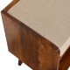 Скамья для хранения обуви Chestnut с льняной подушкой