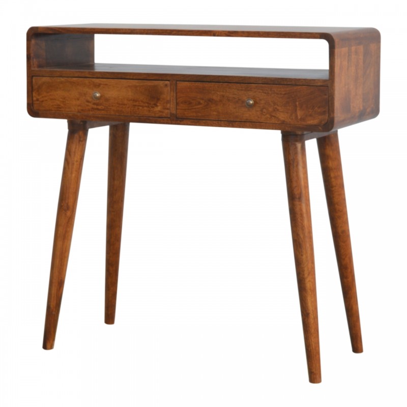Консольный столик Curved Chestnut
