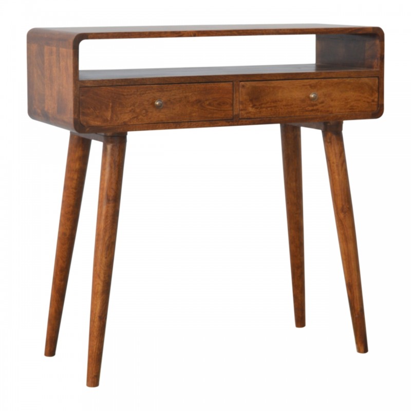Консольный столик Curved Chestnut