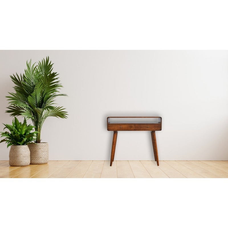 Консольный столик Curved Chestnut