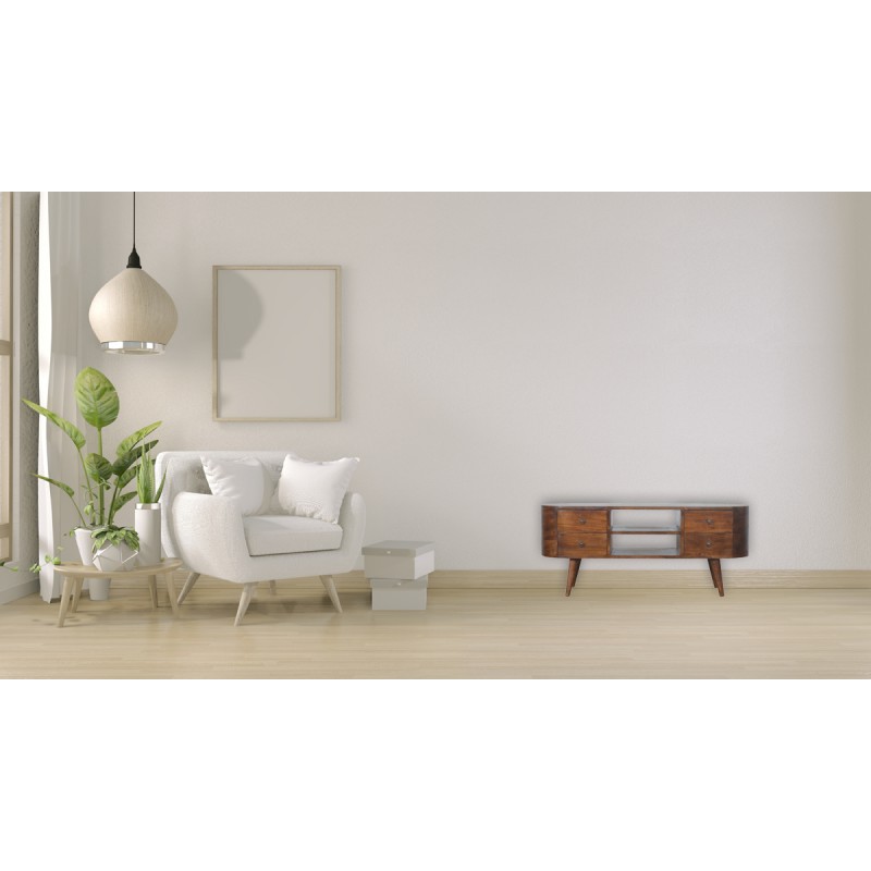 ТВ-тумба Chestnut Rounded