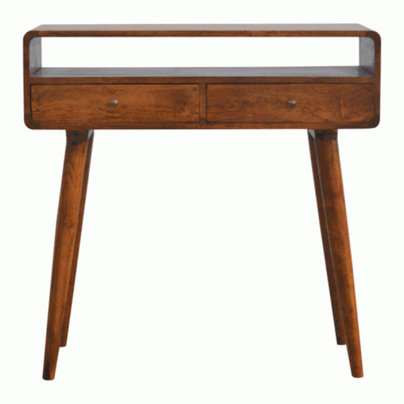 Консольный столик Curved Chestnut