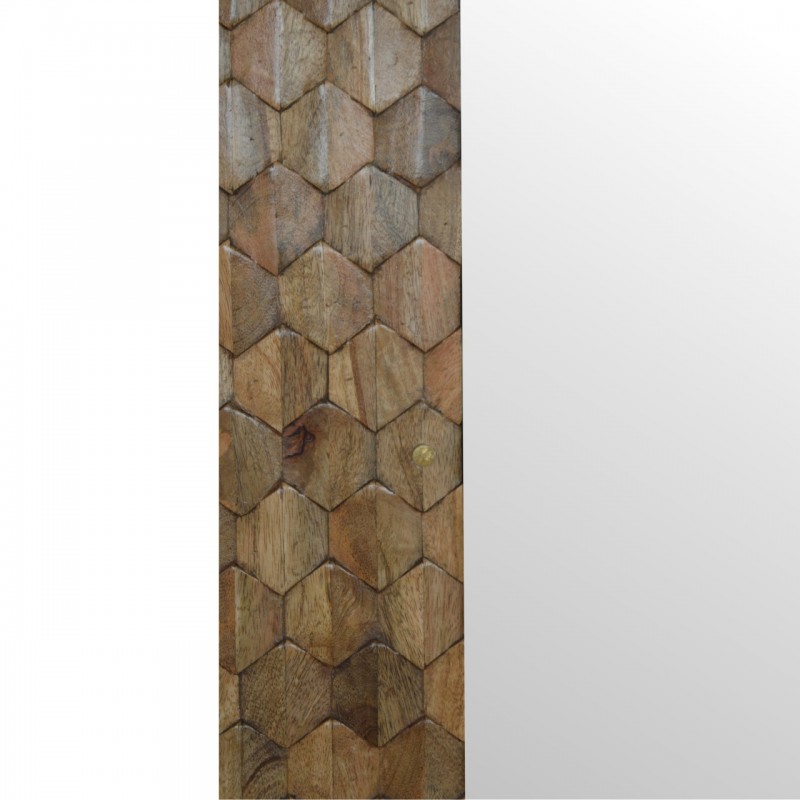 Настенный зеркальный шкаф Pineapple Oak-Ish
