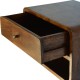 Подвесная прикроватная тумба Curved Chestnut с открытой полкой