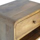 Подвесная прикроватная тумба Curved Oak-Ish с открытой нишей