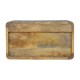 Подвесная прикроватная тумба Curved Oak-Ish с открытой нишей