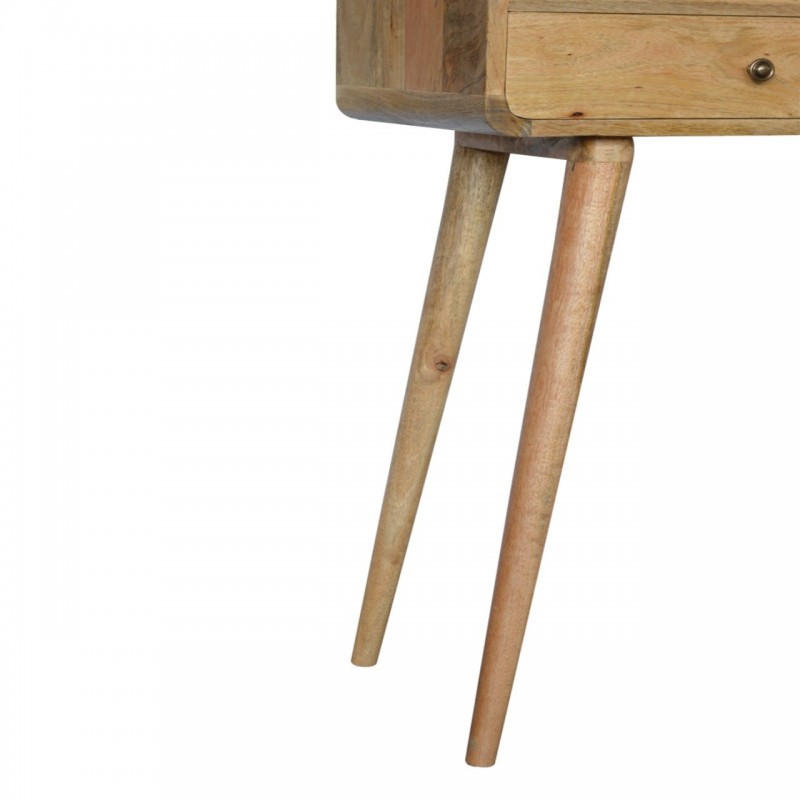 Консольный столик Curved Oak-Ish из массива манго
