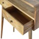 Консольный столик Curved Oak-Ish из массива манго