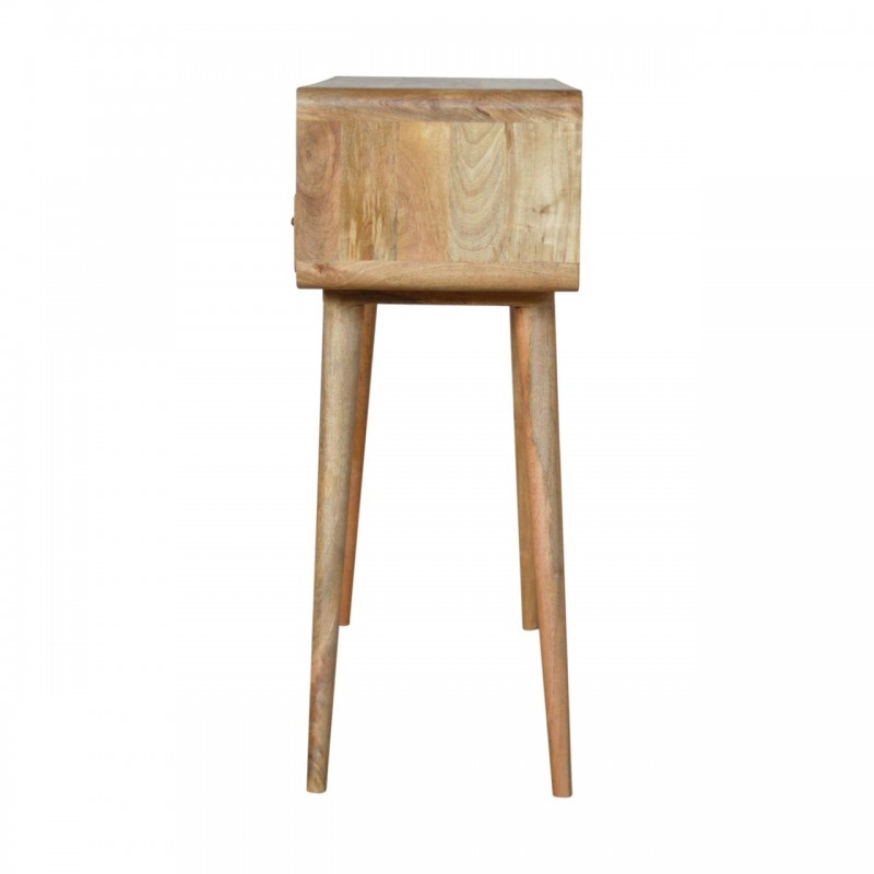 Консольный столик Curved Oak-Ish из массива манго