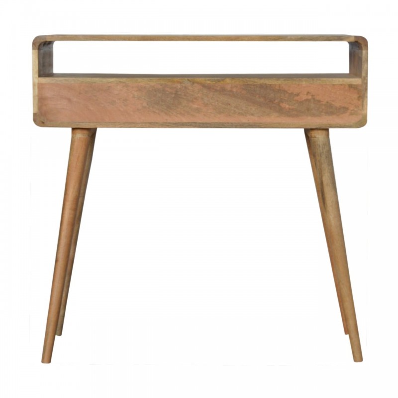 Консольный столик Curved Oak-Ish из массива манго