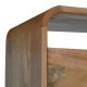 London Oak-Ish Nachttisch mit 2 Schubladen und Ablagefächern