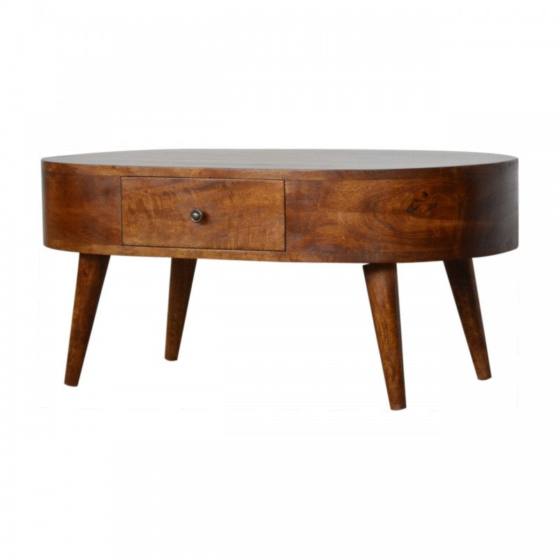Журнальный столик Chestnut Rounded