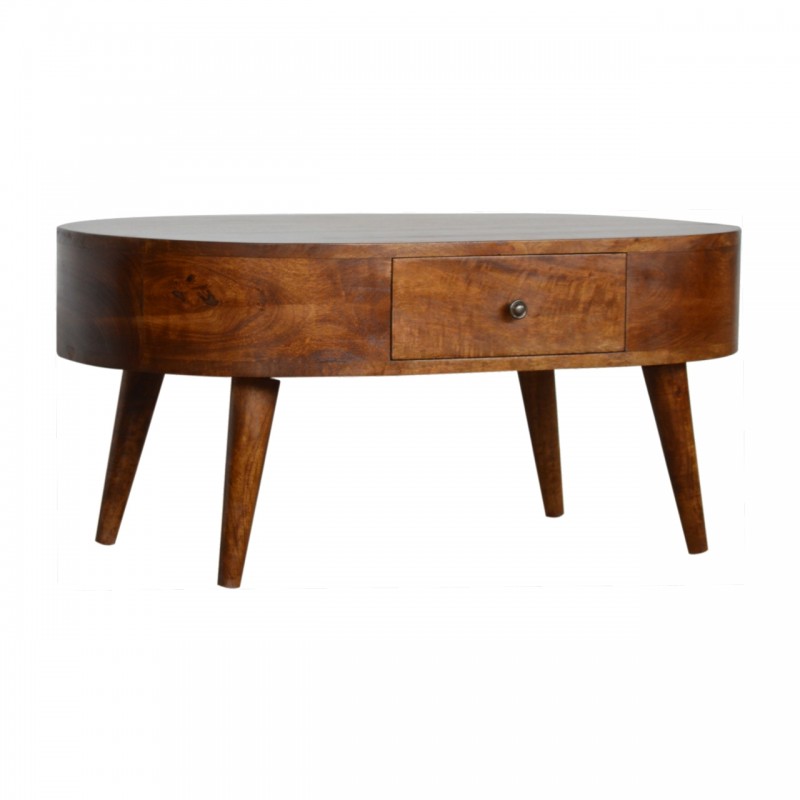 Журнальный столик Chestnut Rounded