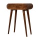 Компактная консоль Mini Rounded Chestnut с 2 ящиками