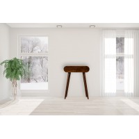 Компактная консоль Mini Rounded Chestnut с 2 ящиками