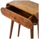 Компактная консоль Mini Rounded Chestnut с 2 ящиками