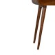 Компактная консоль Mini Rounded Chestnut с 2 ящиками