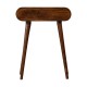 Компактная консоль Mini Rounded Chestnut с 2 ящиками