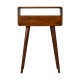 Компактная консоль Mini Curved Chestnut с нишей