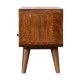 Компактная ТВ-тумба Mini Curved Chestnut с 2 ящиками