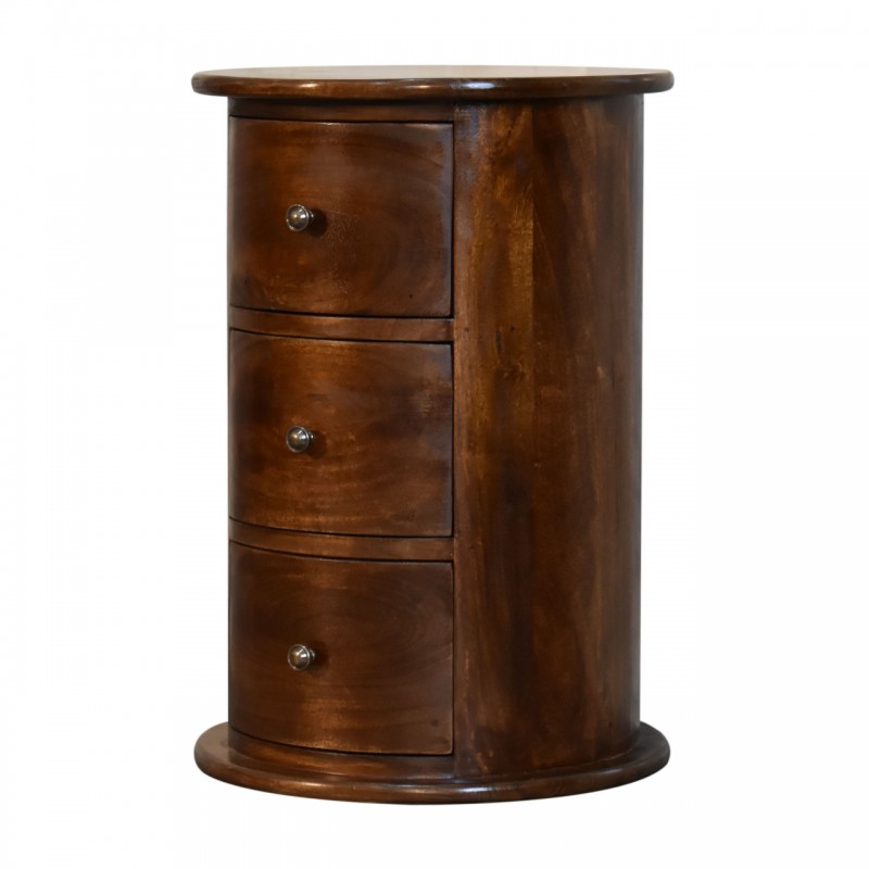 Chestnut 3 Drawer Drum Chest