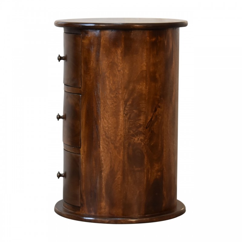 Chestnut 3 Drawer Drum Chest
