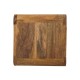 Mini Oak-Ish Floating Bedside Table with Open Shelf