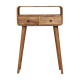 Компактная консоль Mini Curved Oak-Ish с нишей