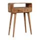 Компактная консоль Mini Curved Oak-Ish с нишей