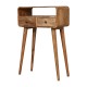 Компактная консоль Mini Curved Oak-Ish с нишей